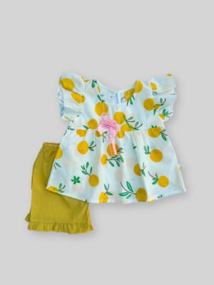 Mustard Printed Dress